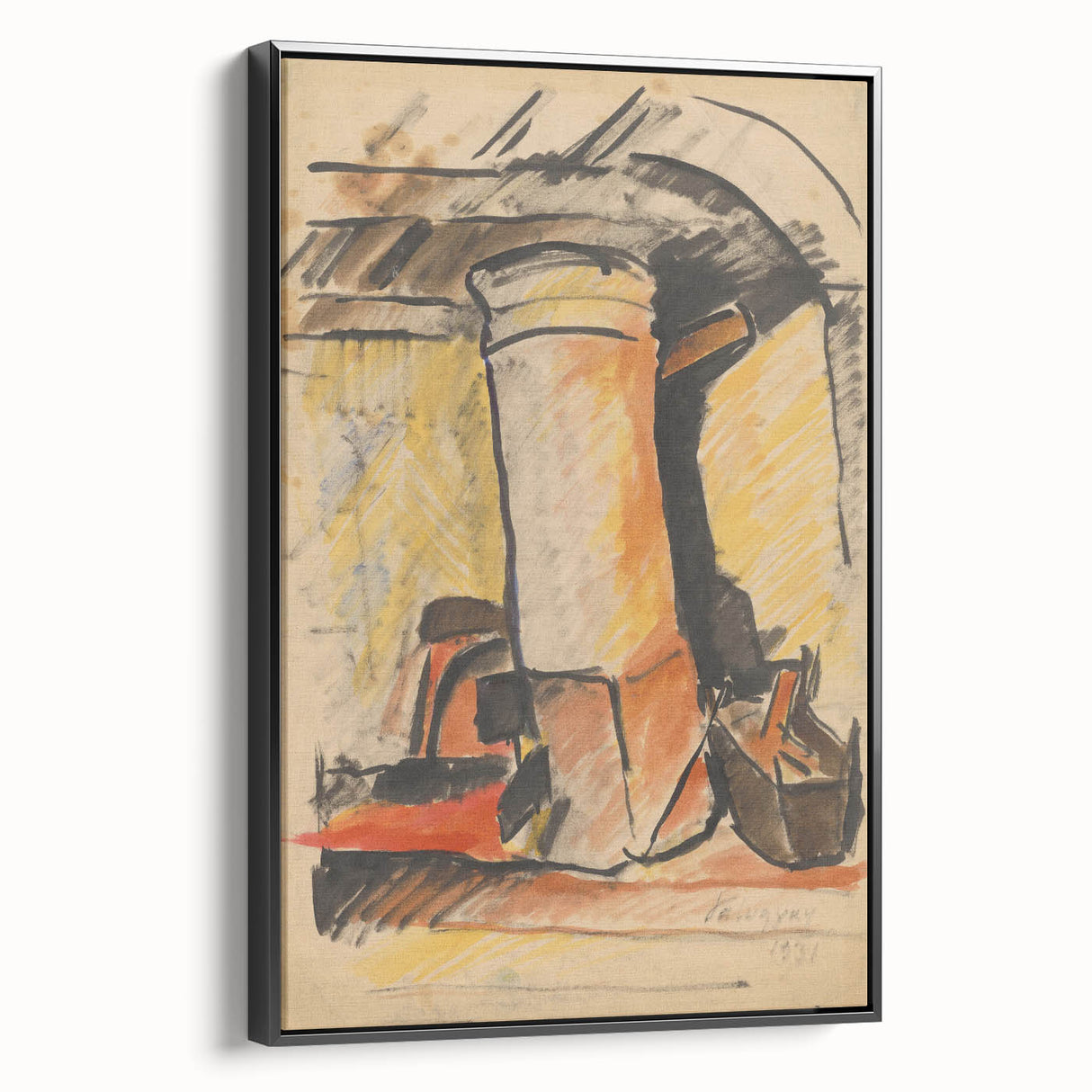 Abstract Modern Still Life - Contemporary Art with Warm Tones - Modern Wall Art