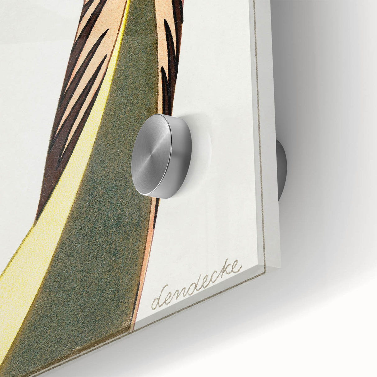 Stylish Art Deco Fashion Wall Art – Bold 1920s Illustration in Earth Tones