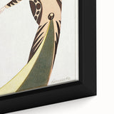 Stylish Art Deco Fashion Wall Art – Bold 1920s Illustration in Earth Tones