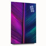 Large abstract wall art on acrylic glass featuring a close-up of nature elements in earthy tones.