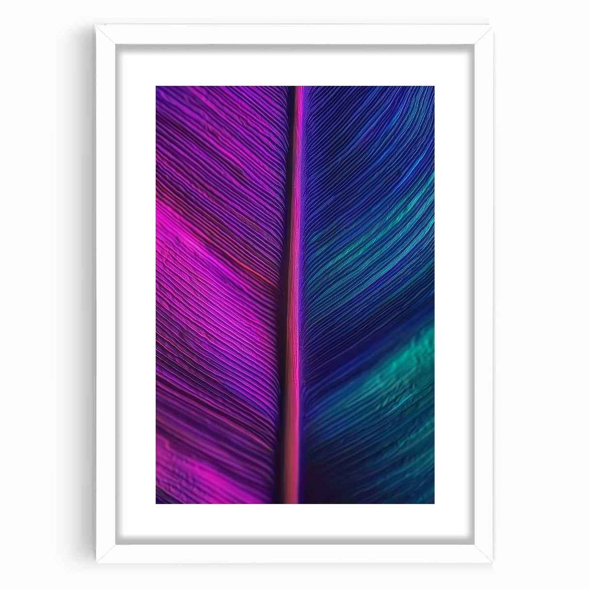 Abstract art print featuring swirling patterns in muted earth tones, framed with a white mat.