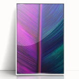 Art deco poster of nature elements in soft pastel colors, framed in white acrylic, suitable for nursery wall art.
