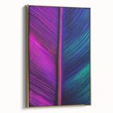 Framed canvas landscape painting featuring a close-up of nature elements in black, ideal for bedroom wall art.