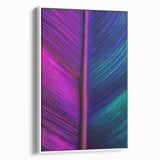 Extra large vintage poster art of colorful nature elements on a framed canvas, ideal for living room decor.