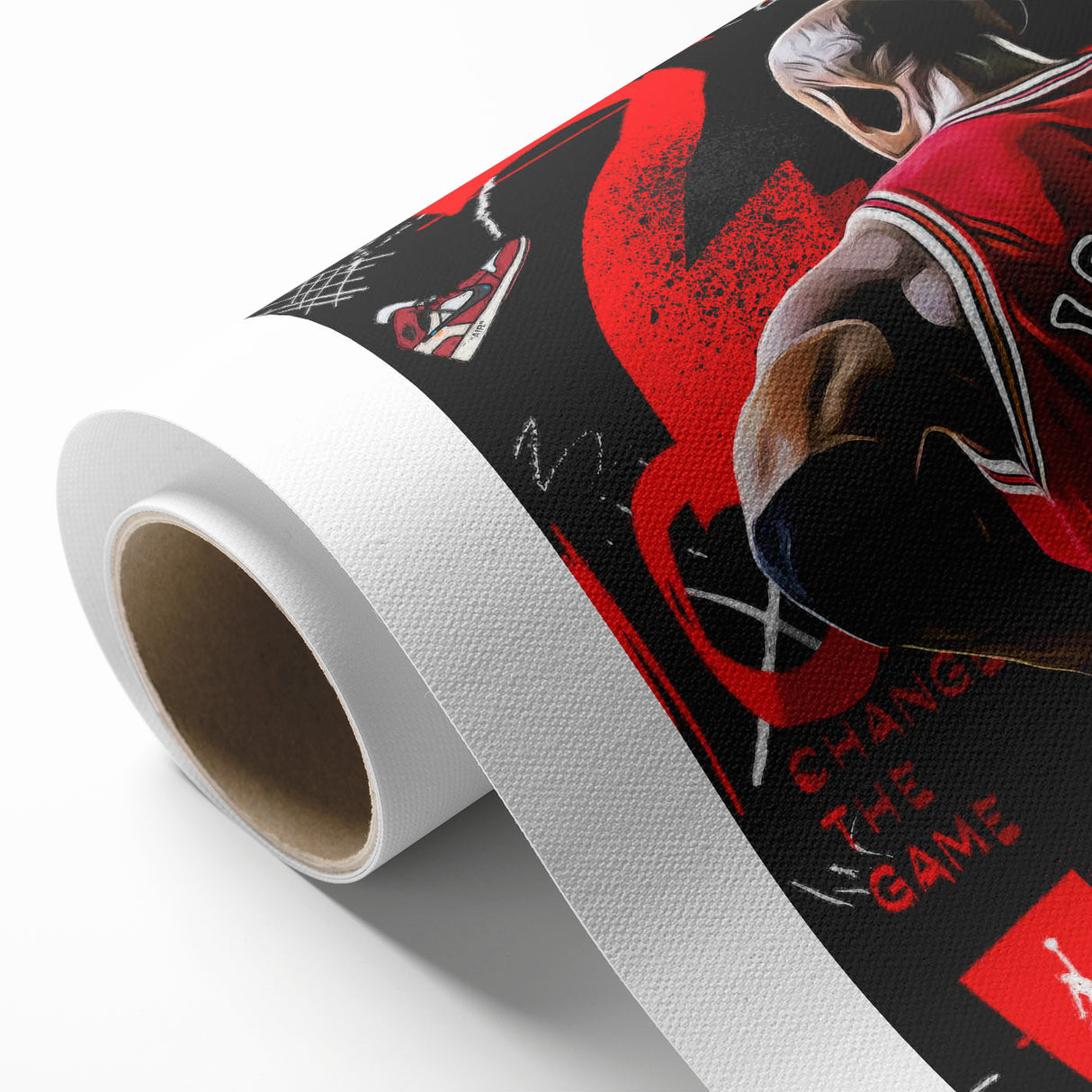Michael Jordan Pop Art Wall Art - Bold 23 Canvas Print