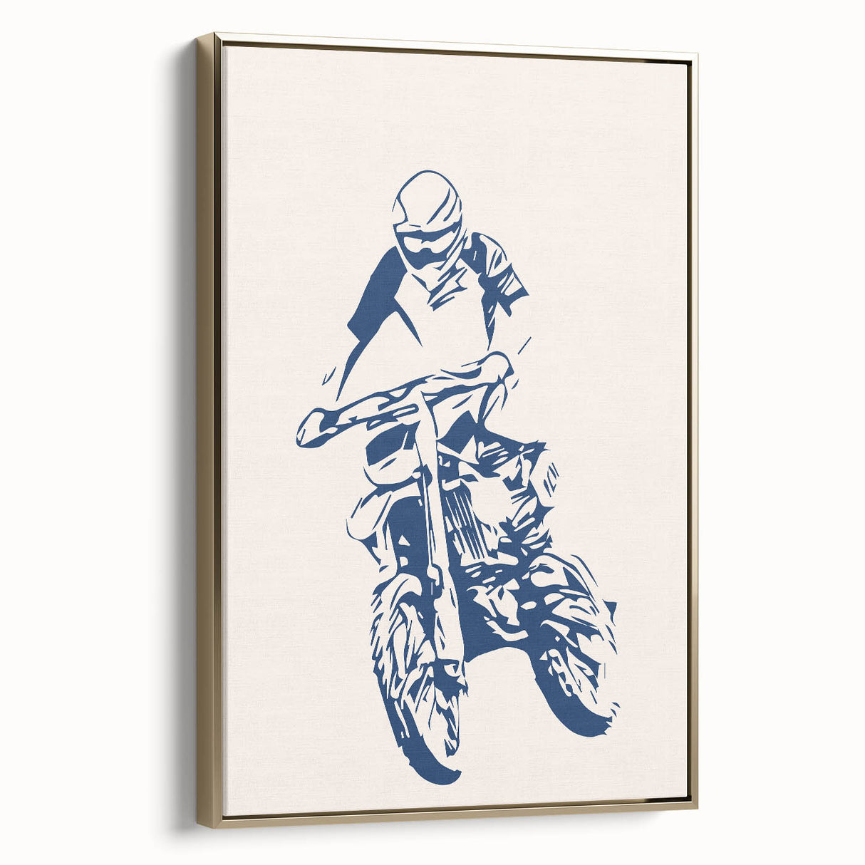 Motocross Rider Wall Art - Boys Room Wall Art Kids Wall Art Prints