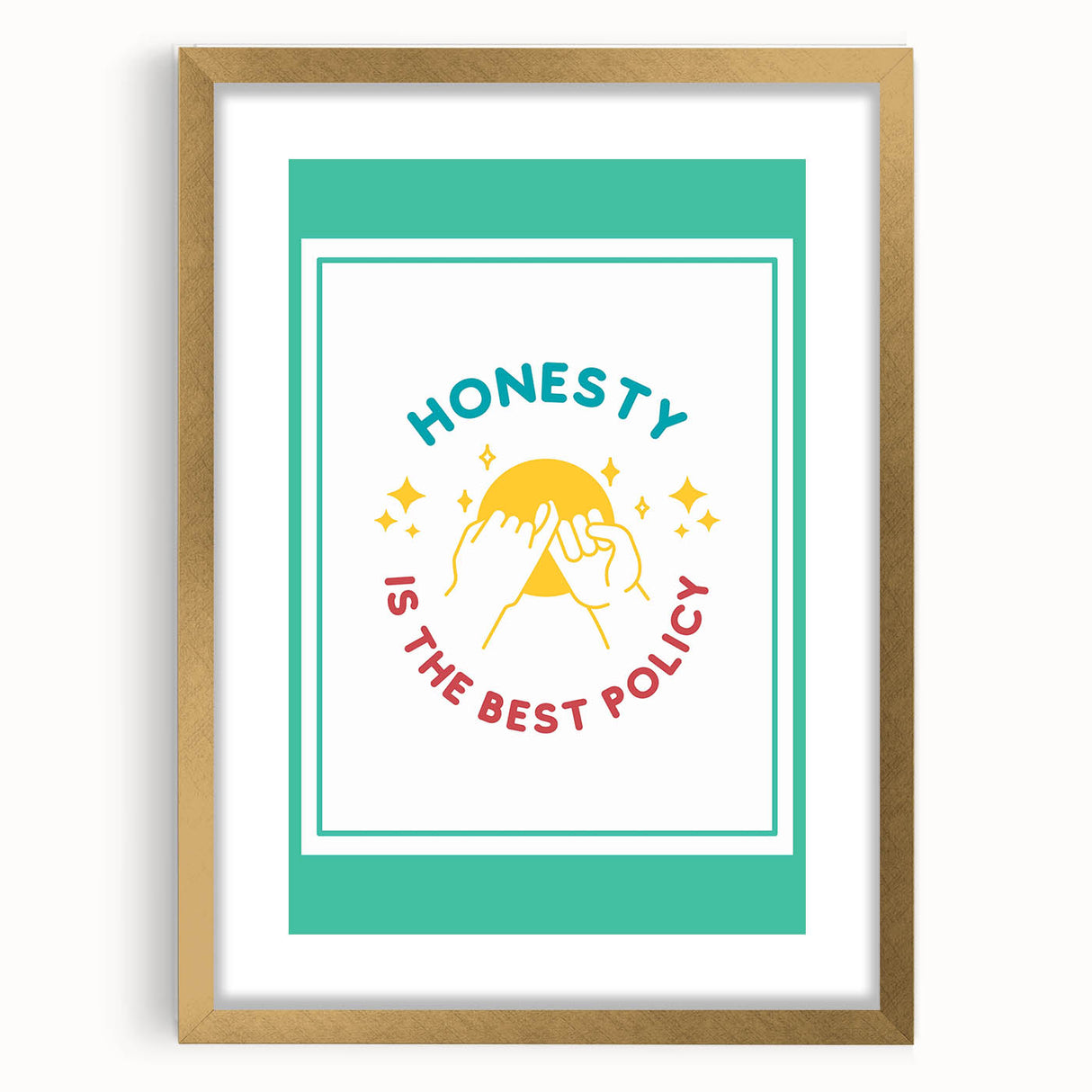 Classroom Educational Posters - Honesty Inspirational Print