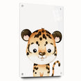 Cute Leopard Nursery Wall Art - Acrylic Baby Room Decor