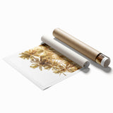 Extra large rolled print featuring a floral art design in pastel shades, ideal for classy bathroom wall art.