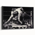 Modern Wall Art - Dynamic Boxing Match Scene - Contemporary Decor