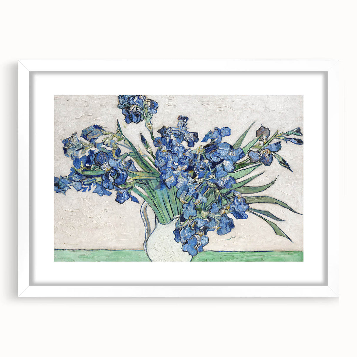 Impressionism Wall Art - Vase of Irises by Van Gogh Print