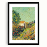 Impressionism Wall Art - House and Garden Landscape by Vincent van Gogh