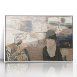 Modern Wall Art - Urban Scene with Figures - Contemporary Decor Prints