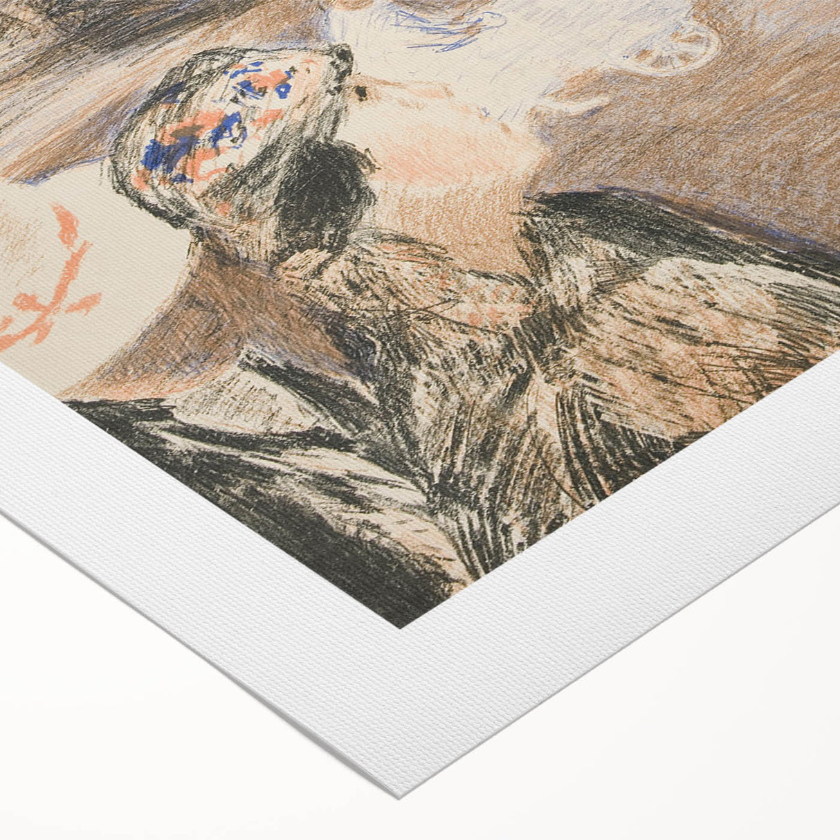 Modern Wall Art - Urban Scene with Figures - Contemporary Decor Prints