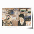 Modern Wall Art - Urban Scene with Figures - Contemporary Decor Prints