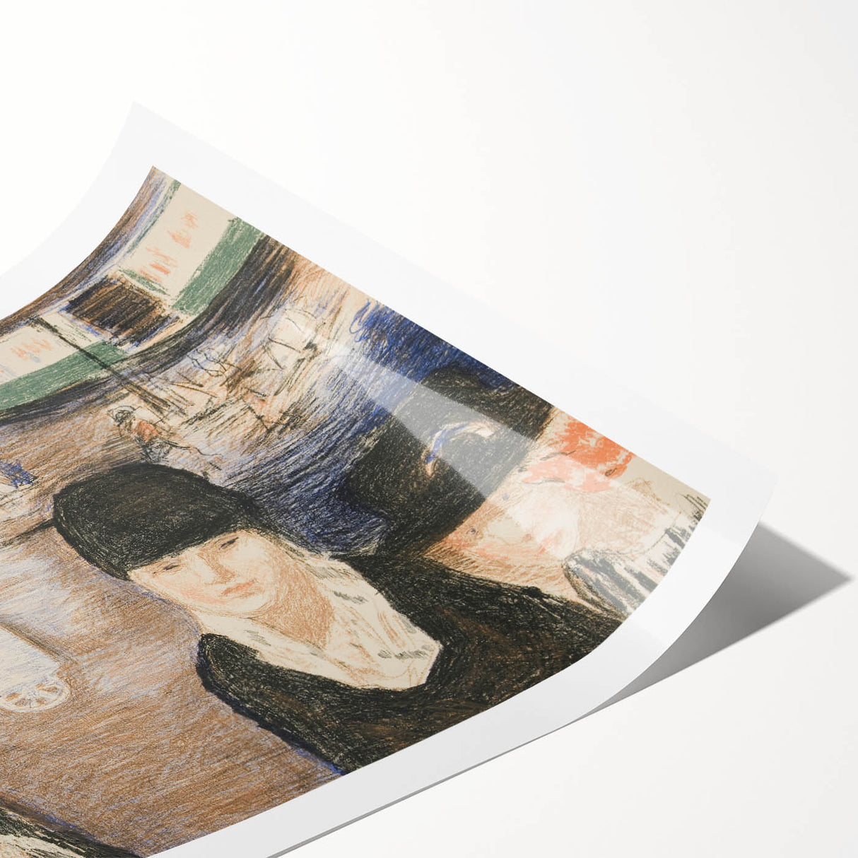 Modern Wall Art - Urban Scene with Figures - Contemporary Decor Prints