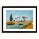 Impressionism Wall Art - Langlois Bridge at Arles by Van Gogh Print