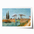 Impressionism Wall Art - Langlois Bridge at Arles by Van Gogh Print