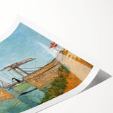 Impressionism Wall Art - Langlois Bridge at Arles by Van Gogh Print