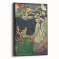 Modern Wall Art - Vibrant Procession Scene with Rich Colors