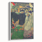 Modern Wall Art - Vibrant Procession Scene with Rich Colors