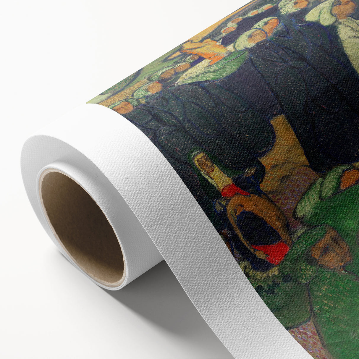 Modern Wall Art - Vibrant Procession Scene with Rich Colors