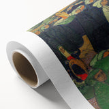 Modern Wall Art - Vibrant Procession Scene with Rich Colors
