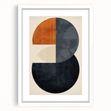 Acrylic Dining Room Artwork – Modern Geometric Circle Canvas