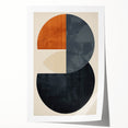Acrylic Dining Room Artwork – Modern Geometric Circle Canvas