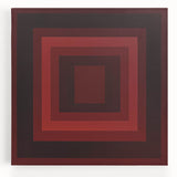 Abstract geometric stretched canvas artwork showcasing vibrant colors and intricate patterns, ideal for modern home decor and enhancing artistic ambiance.