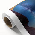 Landscape canvas artwork depicting vibrant canyons in rich earth tones, showcasing intricate textures and natural formations, rolled and ready for display. Ideal for enhancing home decor with a touch of nature's beauty.