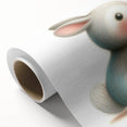 Soft Bunny Nursery Wall Art - Framed Baby Room Decor Print