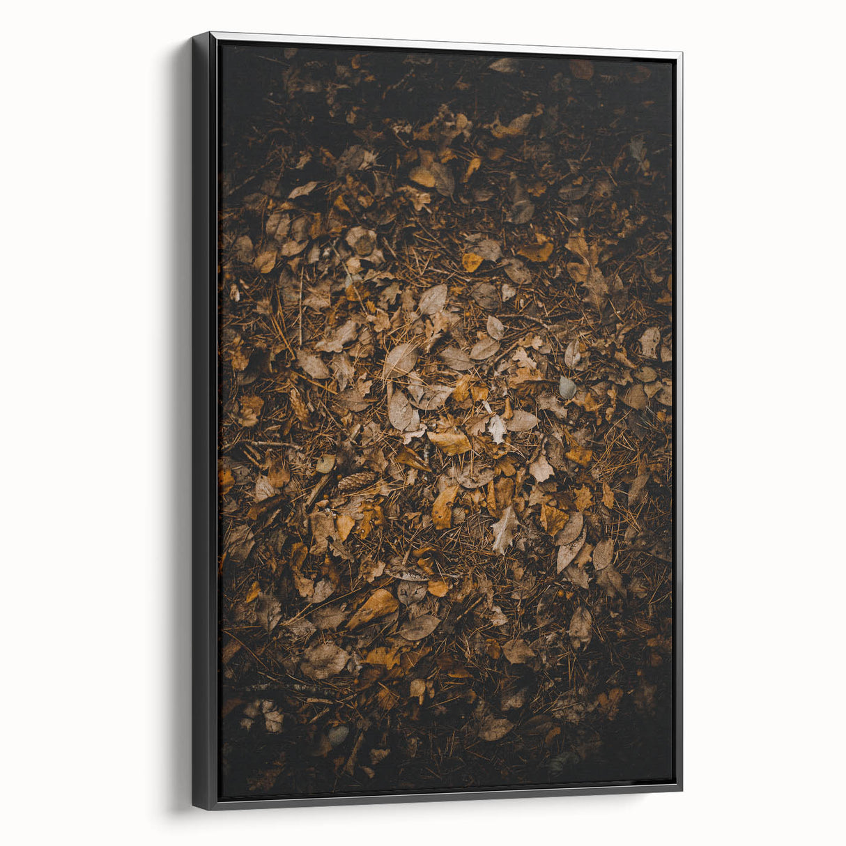 Black and white vintage poster art of a landscape on framed canvas, suitable for bedroom decor.