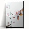 Large abstract wall art featuring swirling blue and green tones on a black acrylic frame, ideal for modern living room decor.