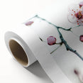 Art Deco poster featuring a stylized spring scene in pastel shades on rolled canvas, ideal for nursery wall art.