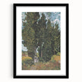 Extra large, colorful abstract art print on canvas, featuring a textured, vibrant palette, framed in black.