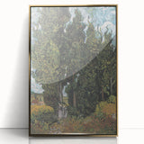 Art deco poster of a stylized cityscape in muted gold tones on acrylic, ideal for modern art wall decor.