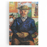 Impressionism Wall Art - Portrait of Père Tanguy by Vincent van Gogh