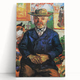 Impressionism Wall Art - Portrait of Père Tanguy by Vincent van Gogh
