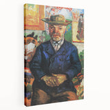 Impressionism Wall Art - Portrait of Père Tanguy by Vincent van Gogh