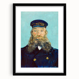 Impressionism Wall Art - Portrait of Postman Roulin by Vincent van Gogh