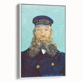 Impressionism Wall Art - Portrait of Postman Roulin by Vincent van Gogh