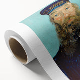 Impressionism Wall Art - Portrait of Postman Roulin by Vincent van Gogh
