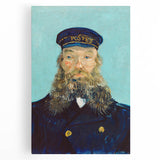 Impressionism Wall Art - Portrait of Postman Roulin by Vincent van Gogh