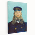 Impressionism Wall Art - Portrait of Postman Roulin by Vincent van Gogh