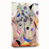 Abstract Modern Art Print - Persian Nightingales by Paul Klee - Modern Wall Art