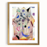 Abstract Modern Art Print - Persian Nightingales by Paul Klee - Modern Wall Art