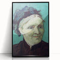 Impressionism Wall Art - Portrait of the Artist's Mother by van Gogh