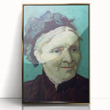 Impressionism Wall Art - Portrait of the Artist's Mother by van Gogh