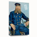 Impressionism Wall Art - Portrait of Postman Joseph Roulin by van Gogh